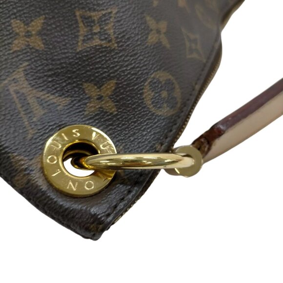 058853AQ (S6) Louis Vuitton Shoulder Bag Berry MM Brown Monogram - Picture 6 of 12
